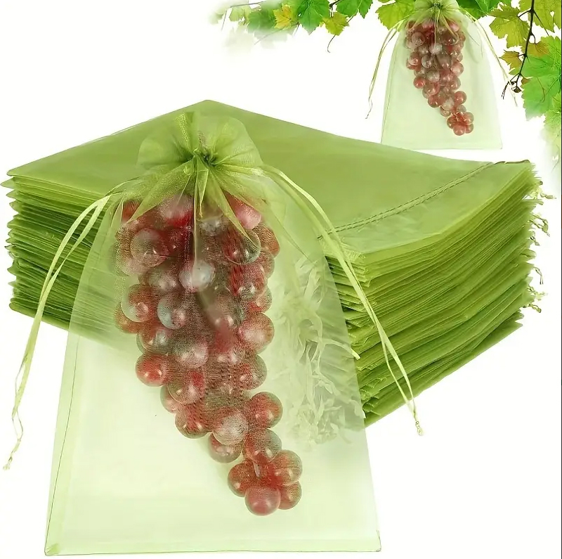 Protective bag for fruits self-tightening, Kahuritest kaitsev aiakott, Защитный мешочек для плодов